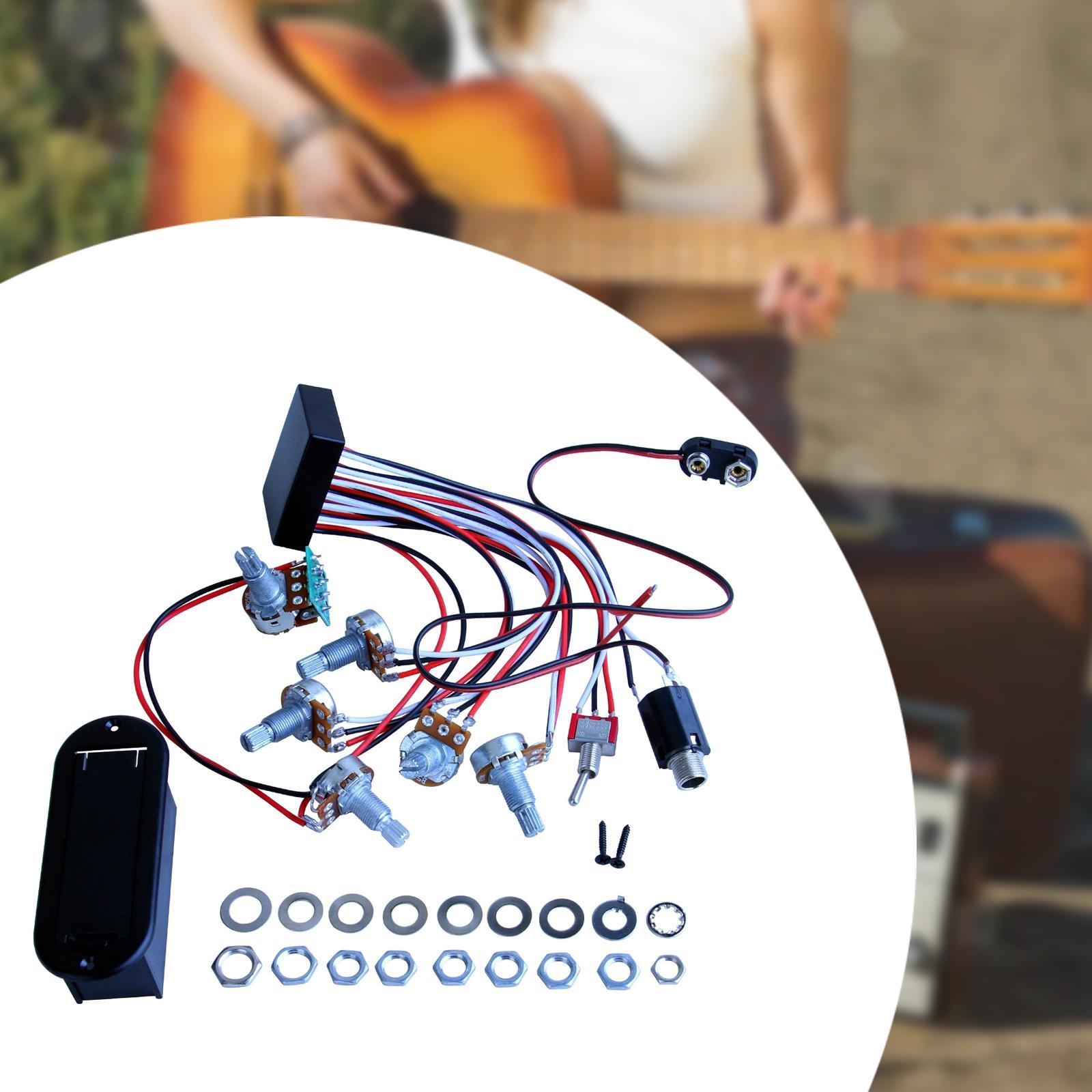 Diy Guitar Electronics Kit - Préampli de remplacement de micro passif