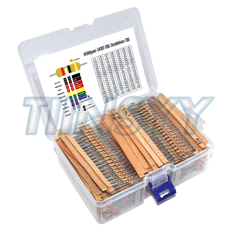 Resistor Kit 1 4W - Kit d'assortiment de résistances à film