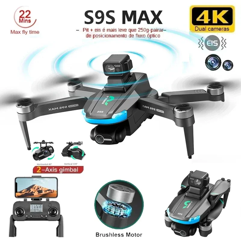 Diy Rc Electronics - Nouveau S9S MAX MINI Drone 4K
