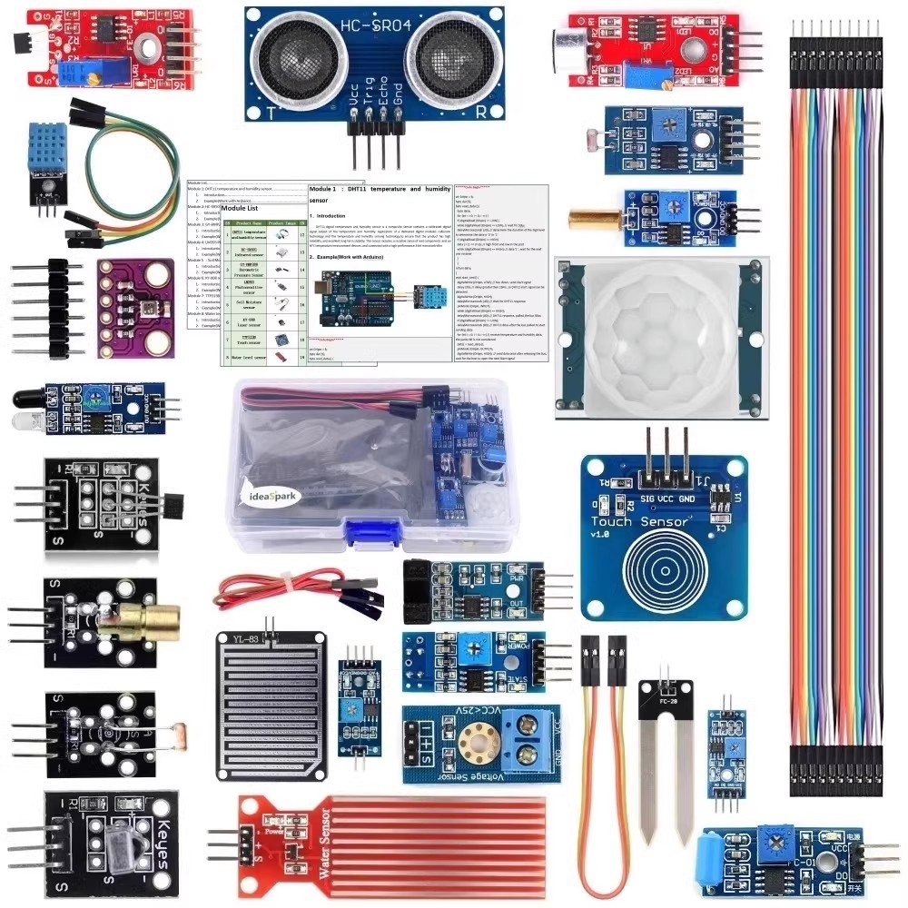 Arduino Uno Starter Kit - Kit de capteur 22 en 1,