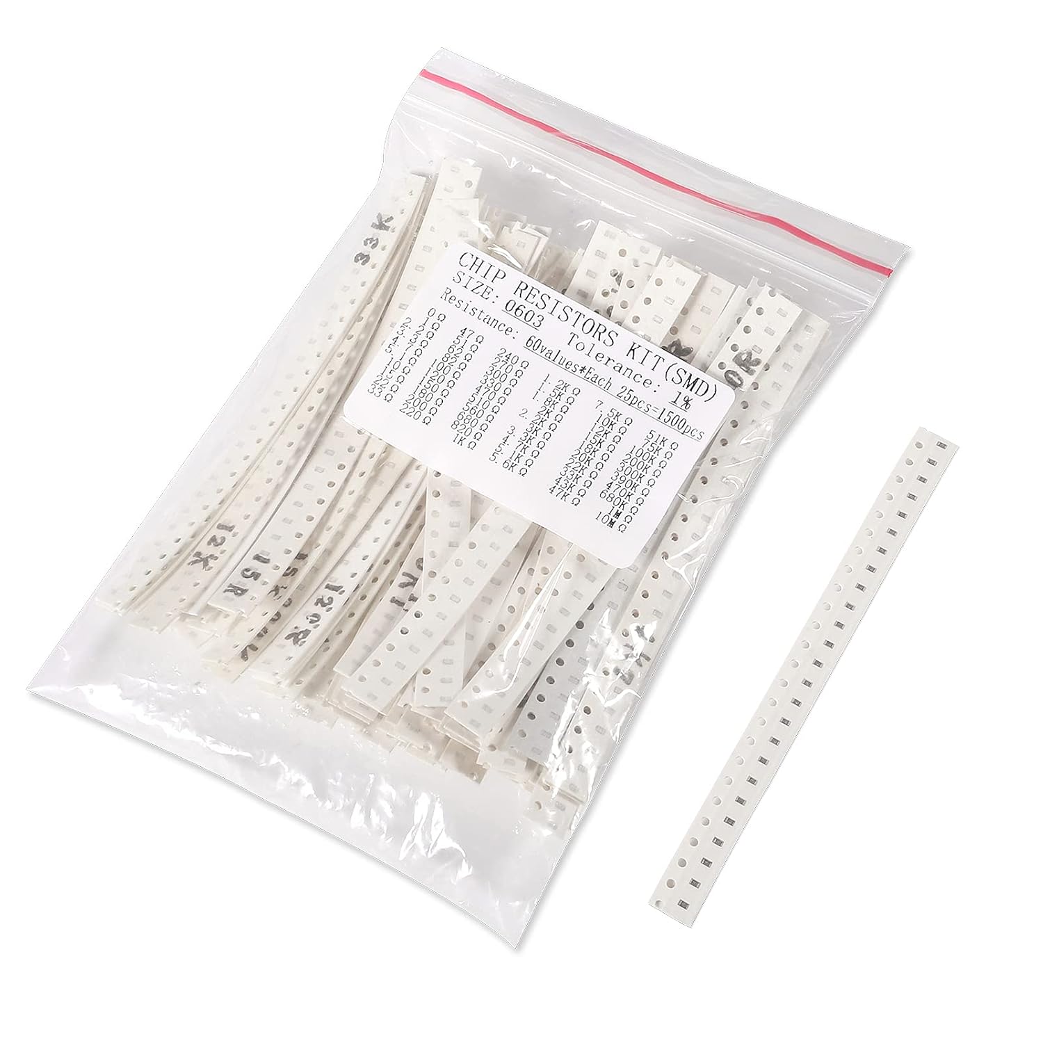 Resistor Kit 1 4W - Kit de résistances SMD 1500 pièces
