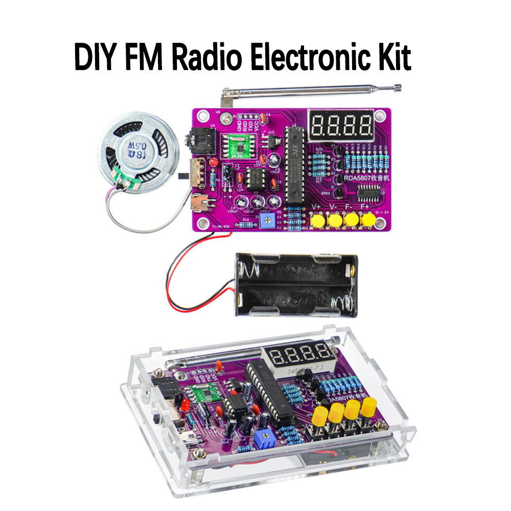 Diy Projects With Electronics - Kit électronique radio FM DIY 87-108