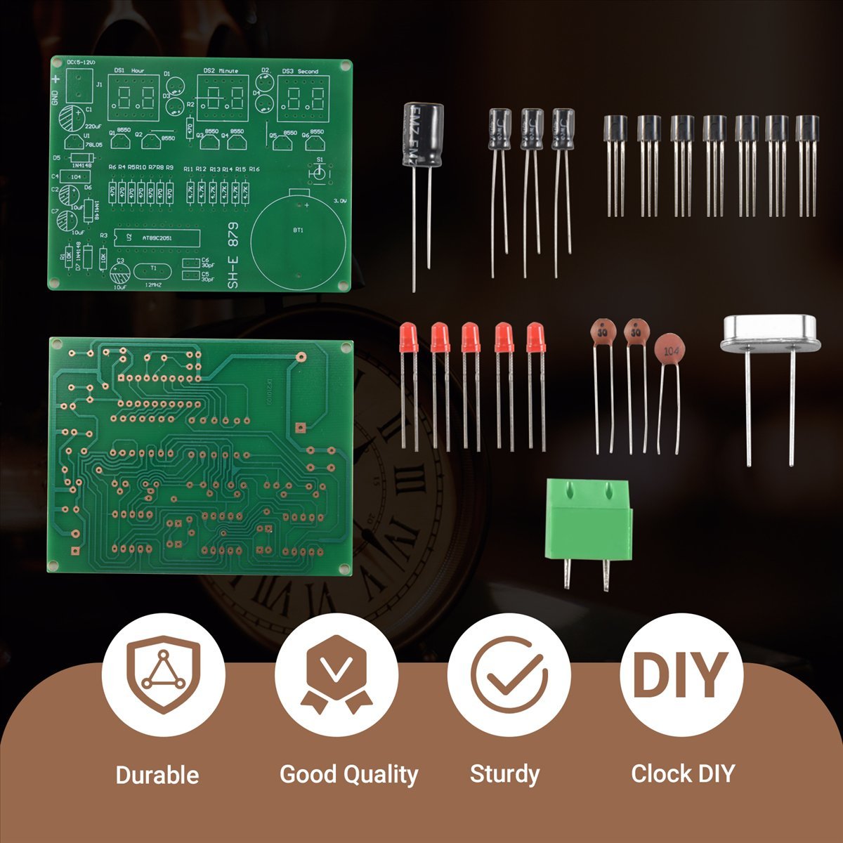 Diy Electronics Flux - A003 AT89C2051 6 affichage LED numérique