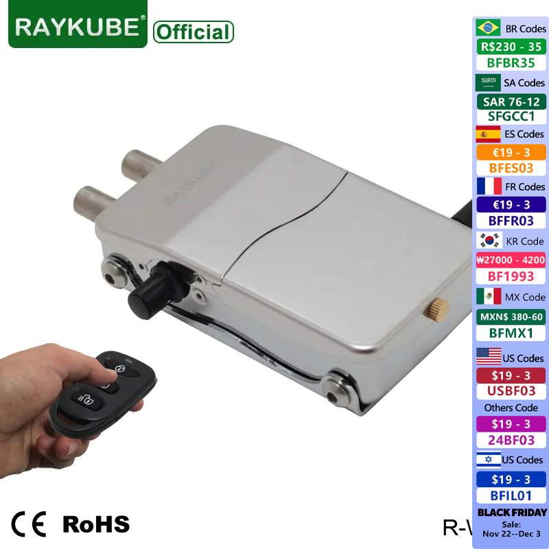 R/Diy Electronics - RAYKUBE – serrure de porte électronique