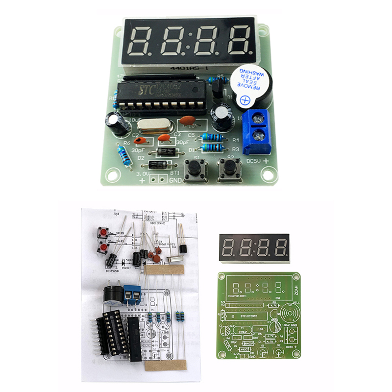 Diy Electronics Youtube - Kit électronique de bricolage LED, 4