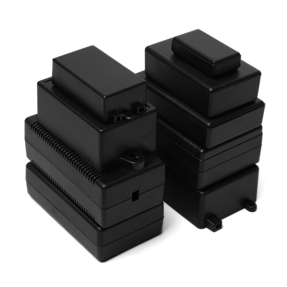 Diy Box Electronics Mall - Boîtier étanche en plastique noir, boîtier