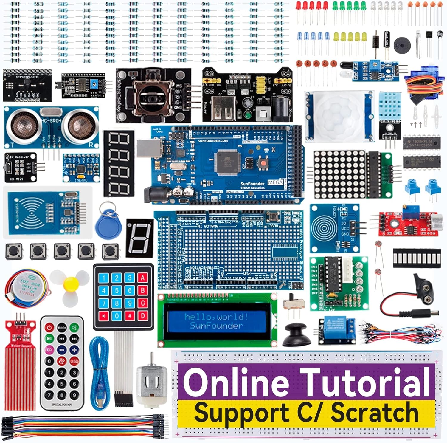 Arduino Uno Starter Kit - Kit de démarrage électronique le plus