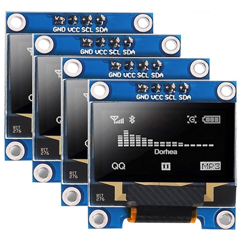 Oled Display Module - Module d'affichage OLED A37T-4Pcs, 0.96 pouces,