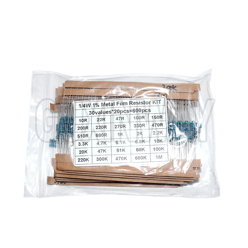 KIT de résistance à film métal - Resistor Kit 1 4W avis et prix