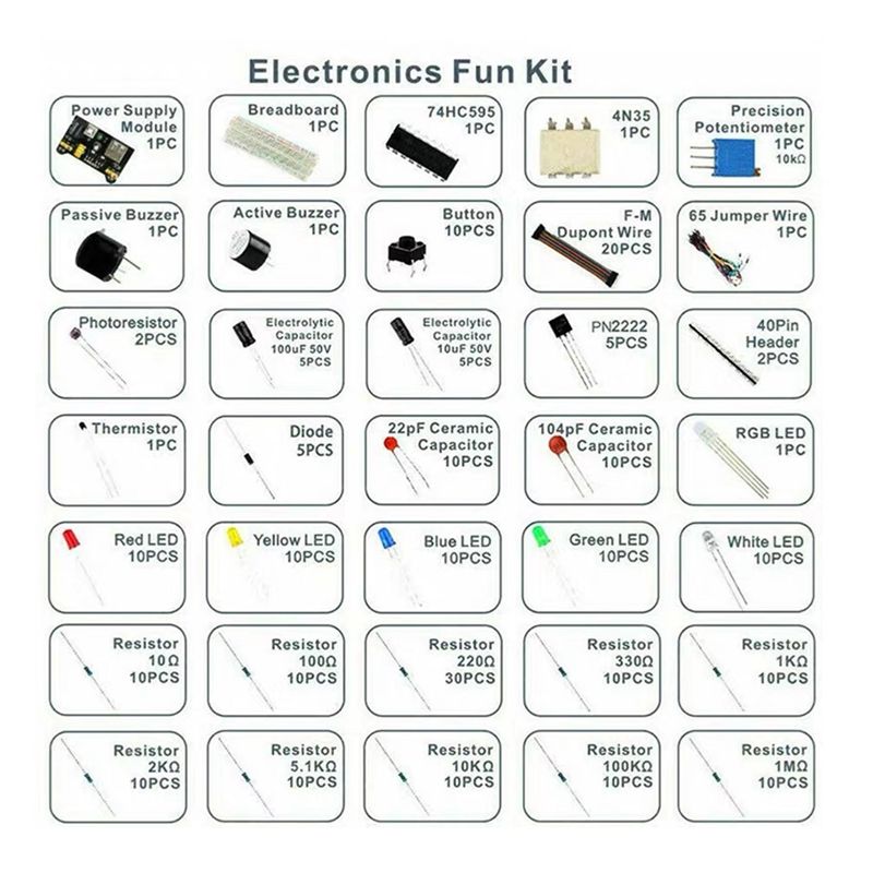 Kit de démarrage de projet DIY - Arduino Diy Electronics avis et prix