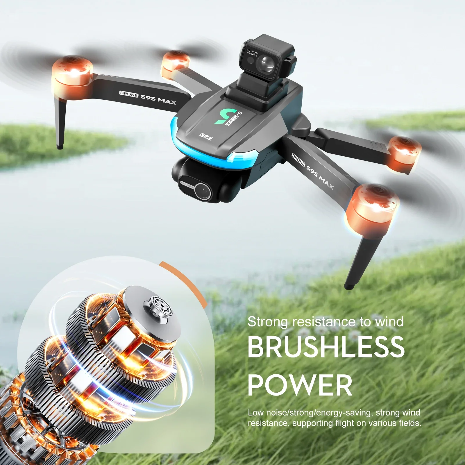 Nouveau S9S MAX MINI Drone 4K  - Diy Rc Electronics avis et prix