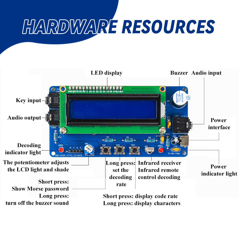 Décodage télégraphique à monte - R/Diy Electronics avis et prix