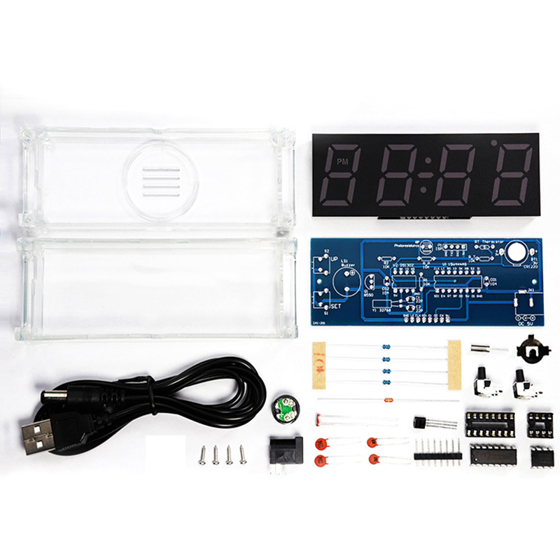 Kit d'horloge électronique à t - Diy Electronics Youtube avis et prix