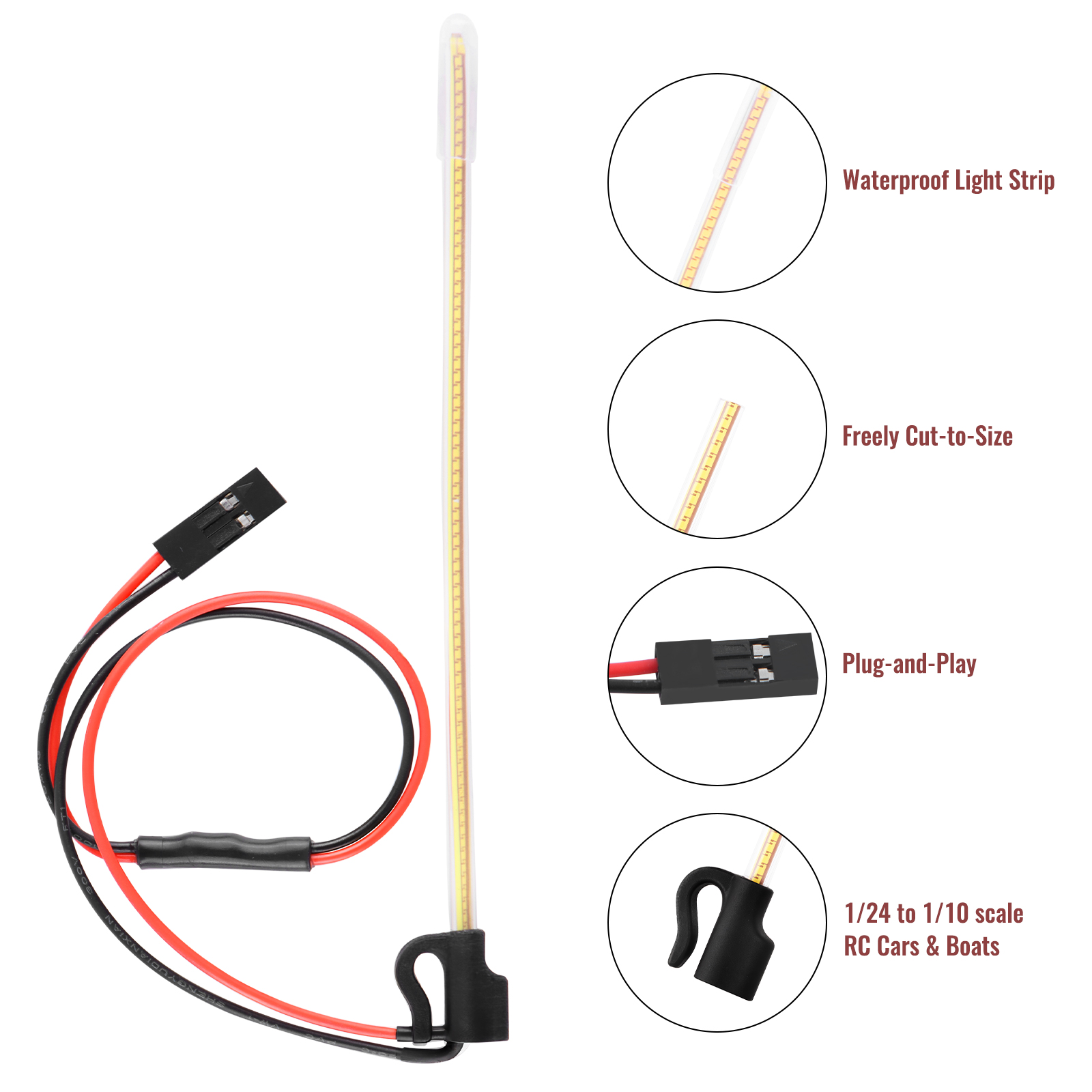 ModRax 2PCS LED RC Antenna Lig - Diy Rc Electronics avis et prix