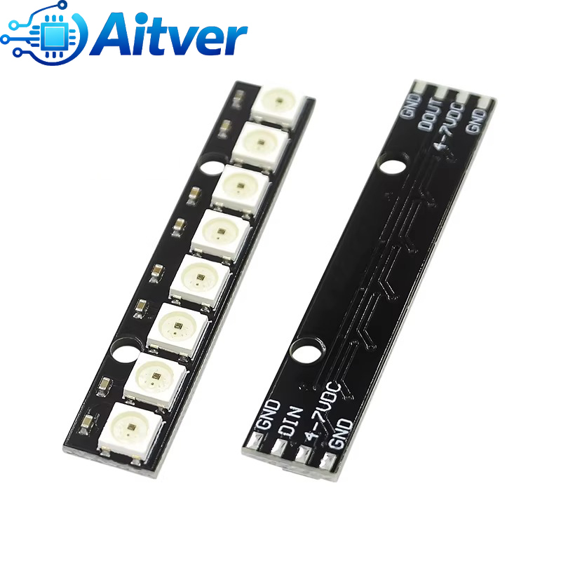 Module LED RGB WS2812B 8 bits, - Diy Electronics Address avis et prix