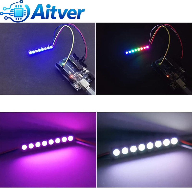 Module LED RGB WS2812B 8 bits, - Diy Electronics Address avis et prix
