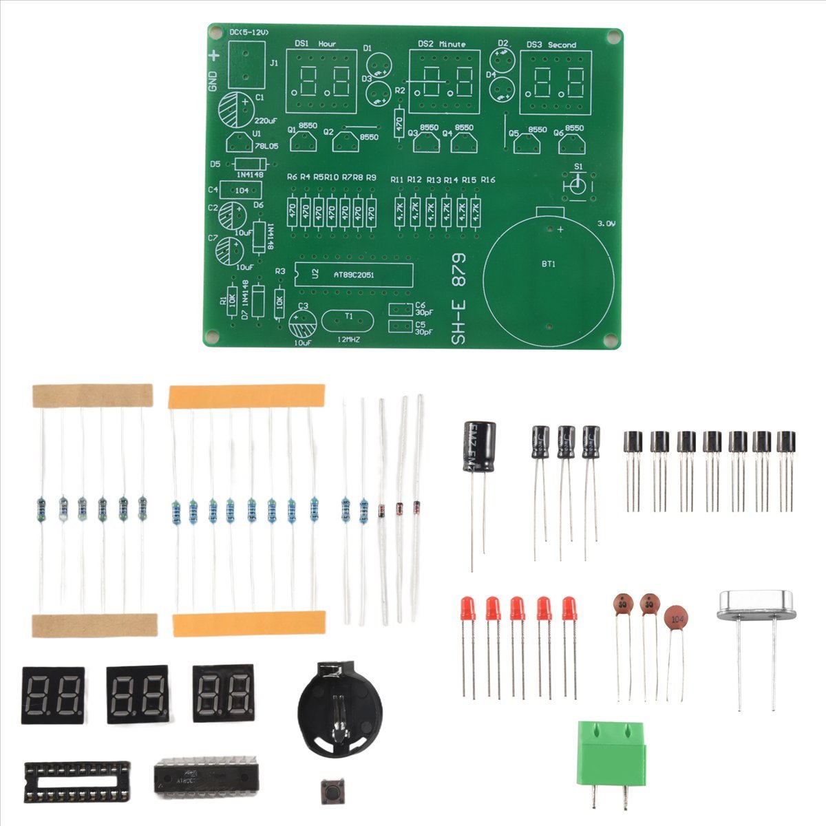 A003 AT89C2051 6 affichage LED - Diy Electronics Flux avis et prix