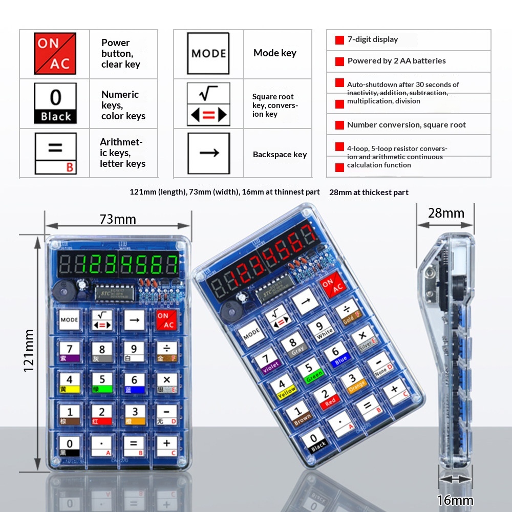 Kit de production de calculatr - Diy Electronics Youtube avis et prix