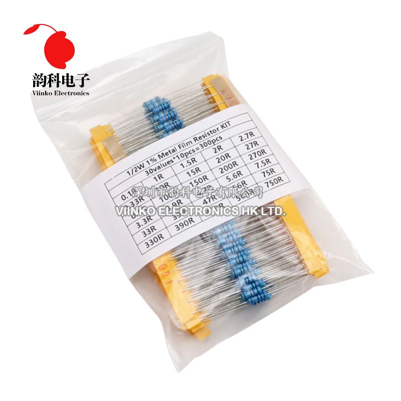 300 pièces 150 pièces 1/2W 1W  - Resistor Kit 1 4W avis et prix