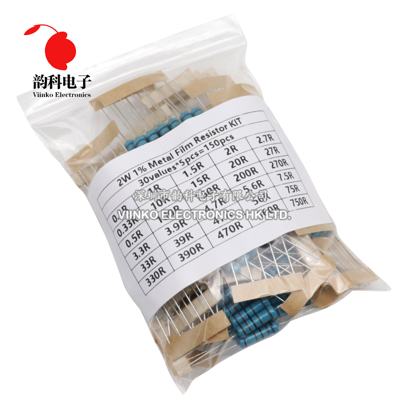 300 pièces 150 pièces 1/2W 1W  - Resistor Kit 1 4W avis et prix