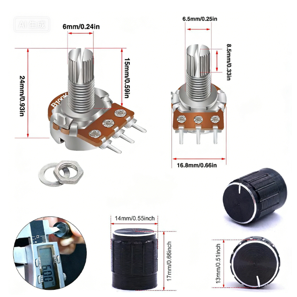 Kit de potentiomètres 84 pièce - Diy Guitar Electronics Kit avis et prix