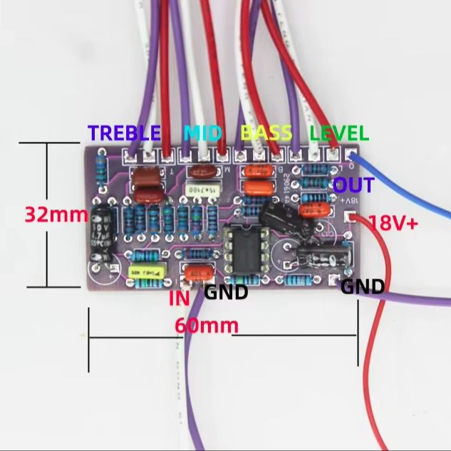 Kit de préampli actif Jazz Bas - Diy Guitar Electronics Kit avis et prix