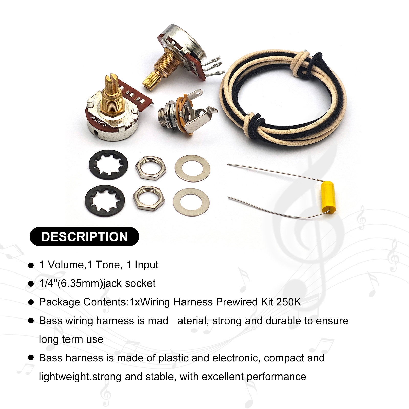 Kit d'électronique DIY pour ba - Diy Guitar Electronics Kit avis et prix