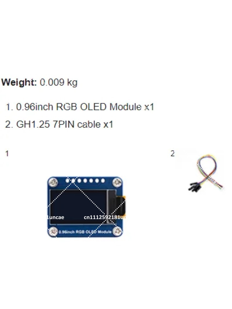 Module d'affichage OLED RGB de - Oled Display Module avis et prix
