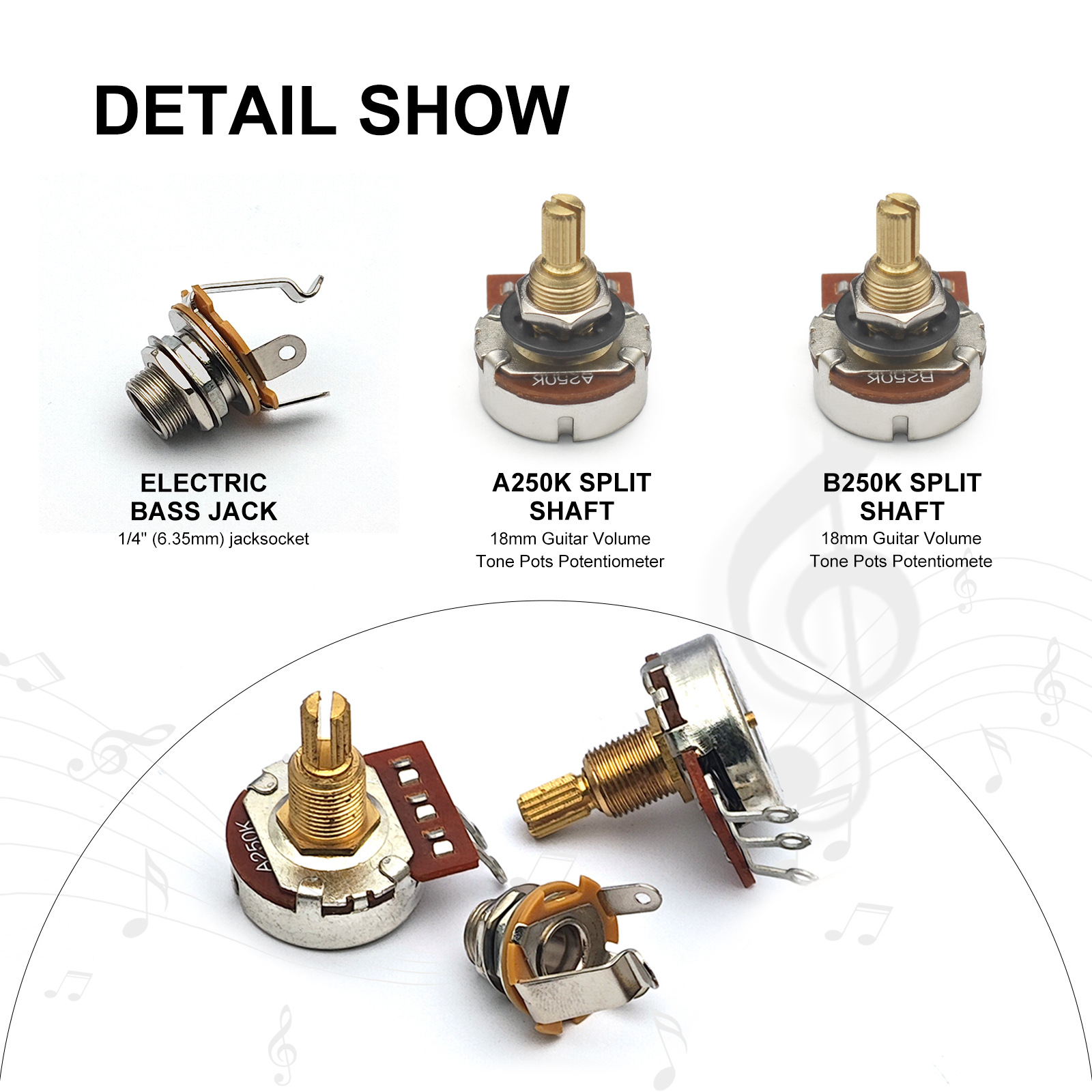 Kit électronique pour basse él - Diy Guitar Electronics Kit avis et prix